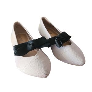 Torrid STRETCH KNIT MARY JANE BOW FLAT